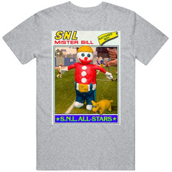 Snl Mister Bill Baseball Trading Card retro T Shirt