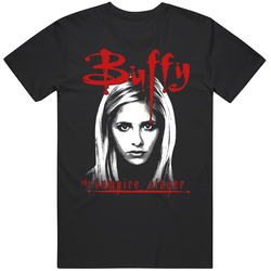 Buffy The Vampire Slayer 90s Tv Show Big Face retro T Shirt