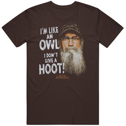 Duck Dynasty Si Robertson I Don't Give A Hoot Funny retro T Shirt
