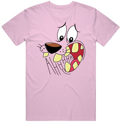 Courage The Cowardly Dog Ahhh Cartoon retro T Shirt