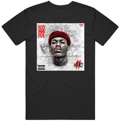 Lud Foe No Hooks 2 Album Cover retro T Shirt