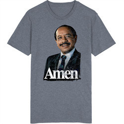 Amen 80s Tv Series Show Worn Look Vintage Unisex retro T Shirt Amen 80s Tv Series Show Worn Look Vintage Unisex retro T Shirt