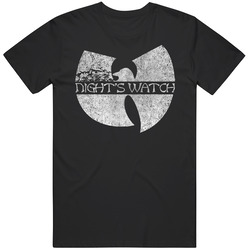 Game Of Thrones Nights Watch Wu Tang Mashup retro T Shirt