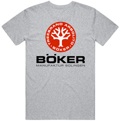 Boker Blades Knives Outdoors Cooking Chef Hunting Fan retro T Shirt