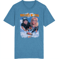 Waynes World 90s Movie Poster Vintage Grunge retro T Shirt