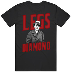 Legs Jack Diamond New York Mobster retro T Shirt