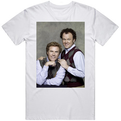 Step Brothers Portrait Comedy Movie Will Ferrell John C. Reilly Fan retro T Shirt