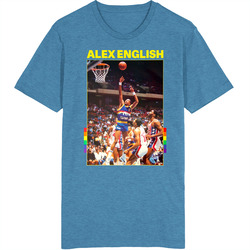 Alex English Denver 89 Basketball Vintage retro T Shirt
