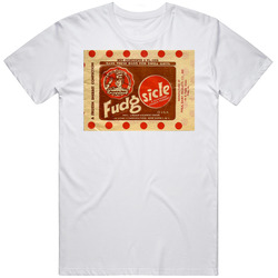 Fudgsicle Frozen Sherbet Confection Sweet Candy Retro Wrapper Foodie Food Fan retro T Shirt