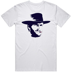 Clint Eastwood Smoking Graphic retro T Shirt