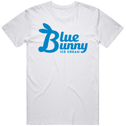Blue Bunny Best Ice Cream Brand Dessert Treat Logo retro T Shirt