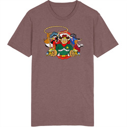Wild West Cow Boys Of Moo Mesa Retro Cartoon retro T Shirt