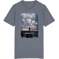 Saving Private Ryan 90s Movie Poster Vintage Grunge retro T Shirt