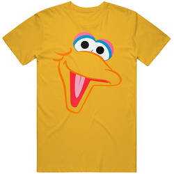 Big Bird Sesame Street Halloween Face retro T Shirt