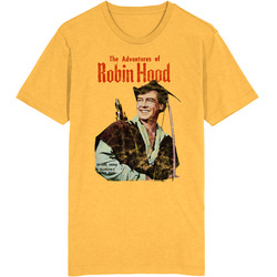 The Adventures Of Robin Hood 60s Tv Series Show Worn Look Vintage Unisex retro T Shirt