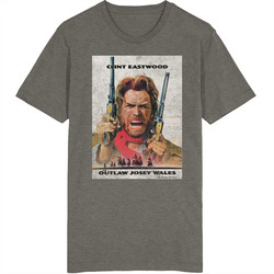 The Outlaw Josey Wales Vintage Movie  Fan retro T Shirt