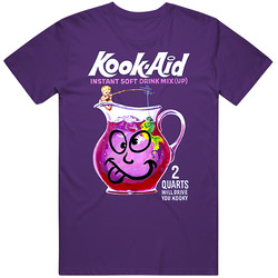 Kook Aid Kool Aid Funny Parody Wacky Packages retro T Shirt