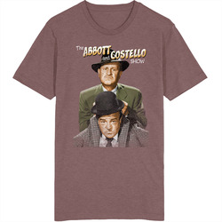 Abbott And Costello Retro 50s Tv Show Poster Vintage Unisex retro T Shirt Abbott And Costello Retro 50s Tv Show Poster Vintage Unisex retro T Shirt