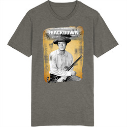 Trackdown Retro 50s Tv Show Poster Vintage Unisex retro T Shirt Trackdown Retro 50s Tv Show Poster Vintage Unisex retro T Shirt