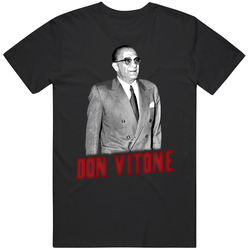 Don Vitone Vito Genovese New York Mobster retro T Shirt
