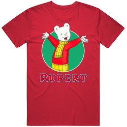 Rupert Bear Retro Cartoon Tv retro T Shirt Rupert Bear Retro Cartoon Tv retro T Shirt