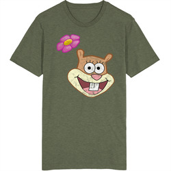 Sandy Squirrel Spongebob Squarepants Big Head Halloween Costume Worn Look Vintage Unisex retro T Shirt Sandy Squirrel Spongebob Squarepants Big Head Halloween Costume Worn Look Vintage Unisex retro T Shirt