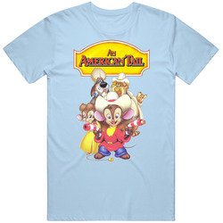 Fievel's American Tail 90s Kids Tv Show Cartoon retro T Shirt Fievel's American Tail 90s Kids Tv Show Cartoon retro T Shirt