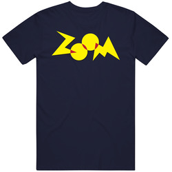 Zoom 90s Kids Tv Show Navy retro T Shirt Zoom 90s Kids Tv Show Navy retro T Shirt