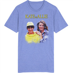 Kate & Allie 80s Tv Series Show Worn Look Vintage Unisex retro T Shirt