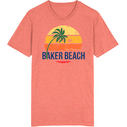 Baker Beach San Francisco Vintage Grunge Travel retro T Shirt