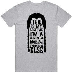 Wednesday Addams Homicidal Maniac Halloween retro T Shirt