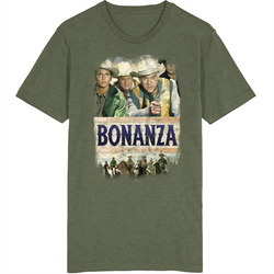Bonanza 60s Tv Series Show Worn Look Vintage Unisex retro T Shirt