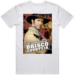 The Adventures Of Brisco County Jr Poster 90s Western Tv Show retro T Shirt