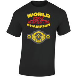 Olympic Weightlifting World Champion Belt Funny Sports Hobby retro T Shirt