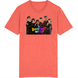 A Different World 80s Tv Series Show Worn Look Vintage Unisex retro T Shirt A Different World 80s Tv Series Show Worn Look Vintage Unisex retro T Shirt