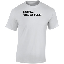 Party Till Ya Puke Funny Party Cool retro T Shirt