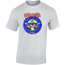 Wayne's World Garth Aerosmith Standart  White retro T Shirt