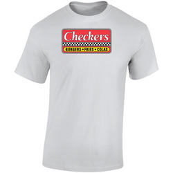 Checkers Resaurant Logo retro T Shirt