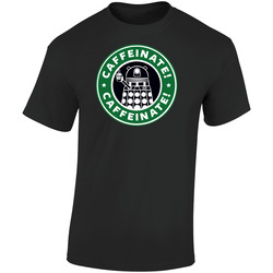 Dr. Who T-shirt Caffeine Coffee Tee Funny Dalek retro T Shirt Dr. Who T-shirt Caffeine Coffee Tee Funny Dalek retro T Shirt