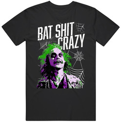 Beetlejuice Bat Shit Crazy Retro Horror Comedy Movie retro T Shirt