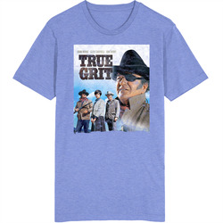 True Grit 60s Western Movie Worn Look Vintage Unisex retro T Shirt