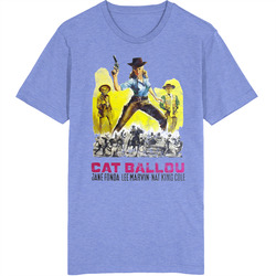 Cat Ballou 60s Kids Movies Worn Look Vintage Unisex retro T Shirt