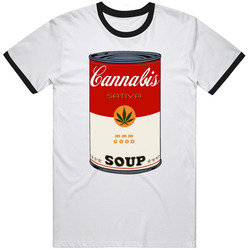 Campbell's Soup Sativa Weed That 70's Show Steven Hyde Eric Foreman Inspired retro T Shirt Campbell's Soup Sativa Weed That 70's Show Steven Hyde Eric Foreman Inspired retro T Shirt