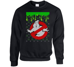 Ghostbusters Slime Halloween Ugly Christmas Crewneck Sweatshirt Crewneck Sweatshirt retro Crewneck Sweatshirt