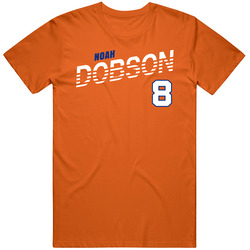 Noah Dobson 8 Favorite Player New York I Hockey Fan retro T Shirt