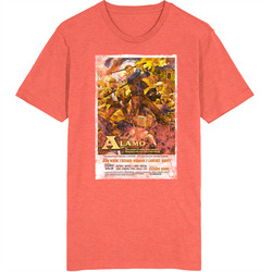 The Alamo 60s Western Movie Worn Look Vintage Unisex retro T Shirt
