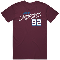 Gabriel Landeskog 92 Favorite Player Colorado Hockey Fan retro T Shirt