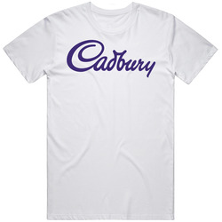 Cadbury Logo Chocolate Candy Snack Foodie Fan retro T Shirt