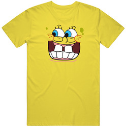 Spongebob Big Grin Face Halloween Costume retro T Shirt