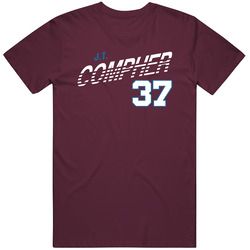 J T Compher 37 Favorite Player Colorado Hockey Fan retro T Shirt